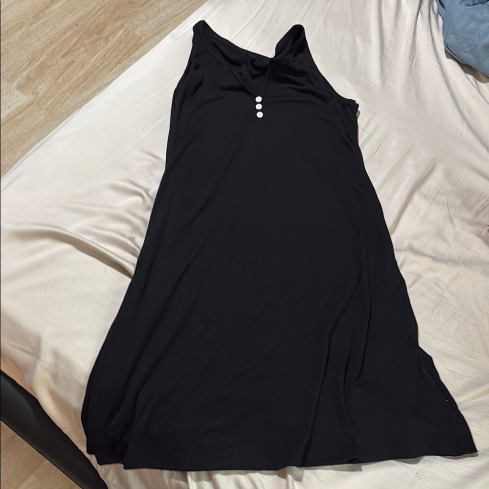 Elegant Black Sleeveless Dress